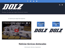 Tablet Screenshot of idolz.com.ar